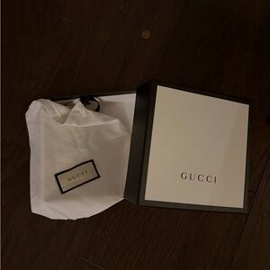 Gucci box and dust bag